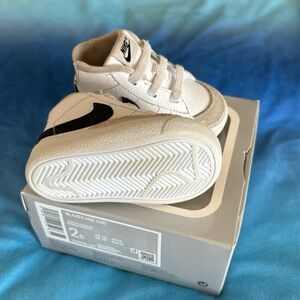 Blazer Mid (Cb) white, black Size 2c Infant Sneakers